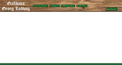 Desktop Screenshot of gasthaus-georg-ludwig.de